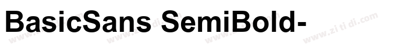 BasicSans SemiBold字体转换 BasicSans SemiBold字体转换